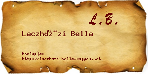 Laczházi Bella névjegykártya
